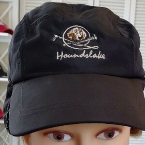 Source Unknown Black Cap with Embroidered Logo